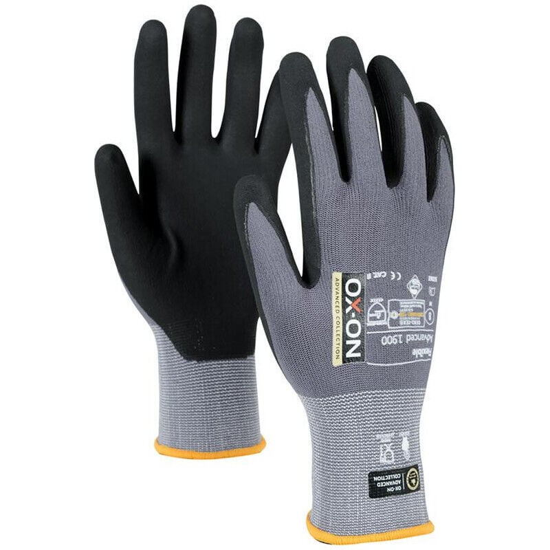 Gant de protection anti-coupures Flexible Advanced 1900. Ox-on Gr.6 (Par 12)