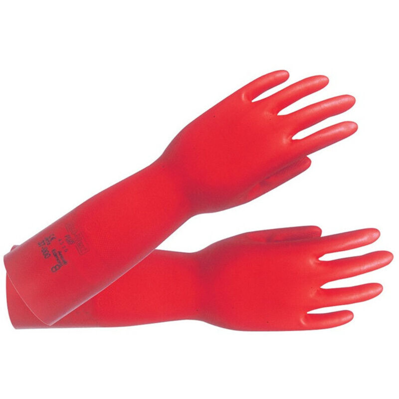 Gant de protection chimique AlphaTec Sol-Vex 37-900 Taille 9 rot en 388.EN 374.ISO 9001 (Par 12)
