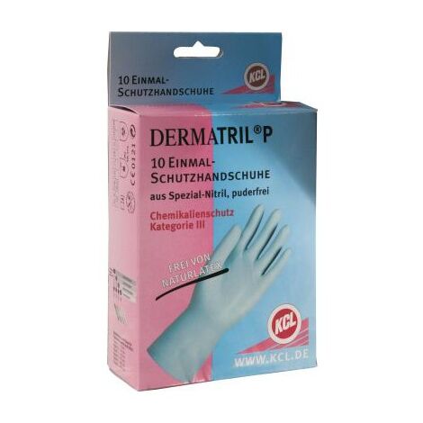 Gant de protection Dermatril P746,Gr.7(Pck.a 10 St.)