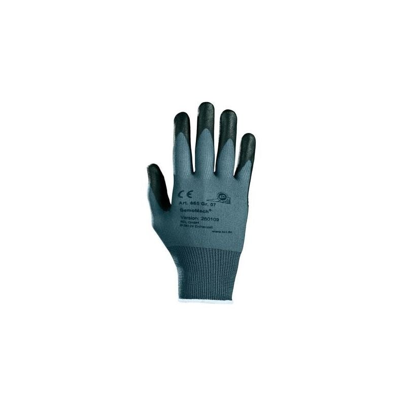 Gants de protection KCL 0665 10 nitrile, polyamide, polyuréthane en 388 taille 10 (xl)