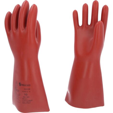 Gant de protection pour électricien, taille 10, classe 00, rouge KS Tools