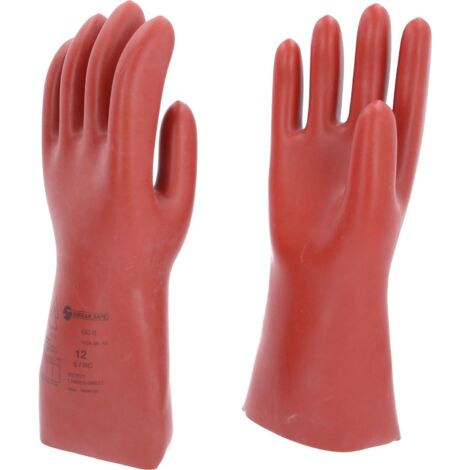Gant de protection pour électricien, taille 12, classe 0, rouge KS Tools
