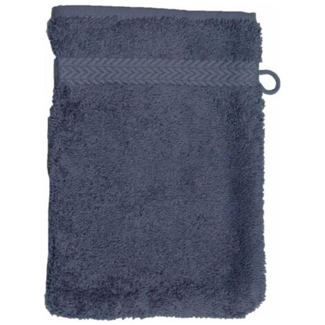 Gant de toilette coton bio coloris Myrtille