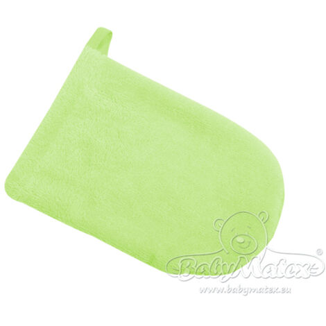 gant de toilette en tissu éponge de bambou