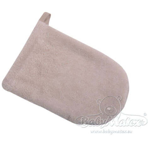 gant de toilette en tissu éponge de bambou