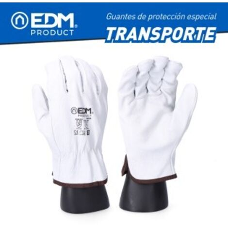 Gant de transport en cuir de vachette pleine fleur Taille 7 EDM