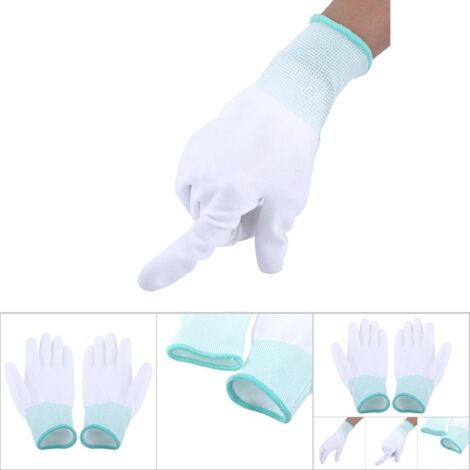 Gant de travail électronique avec paume PU antidérapante et anti-statique (Taille M)