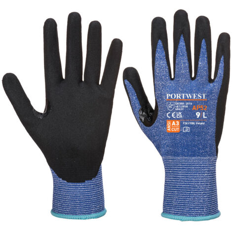 Gant Dexti Cut Portwest Ultra Bleu Noir 11.