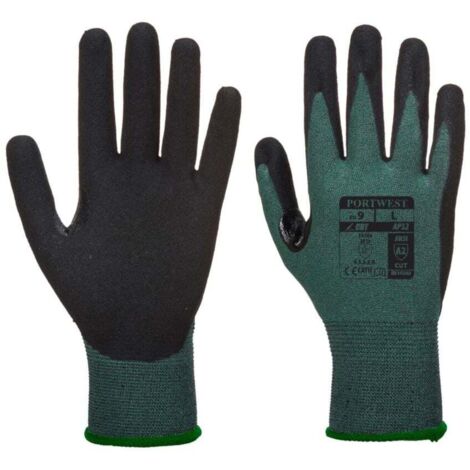 Gant Dexti Cut Pro Couleur : Noir/gris Taille S - Portwest