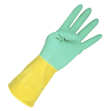 Gants d'étang, gants longs en caoutchouc - gants imperméables gants en  caoutchouc longueur coude