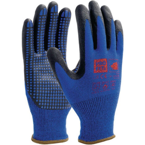 Gant en nitrile à maille fine NI-Thermo taille 9 bleu EN 388. EN 407. EN 511 cat (Par 12)