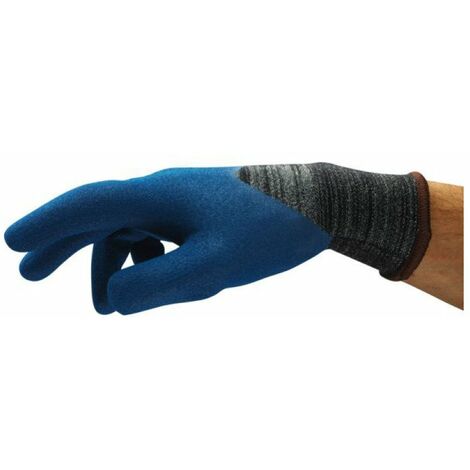 Gant Enduction Nitrile Enduit 3/4 Bleu/noir Taille 8 18487-8