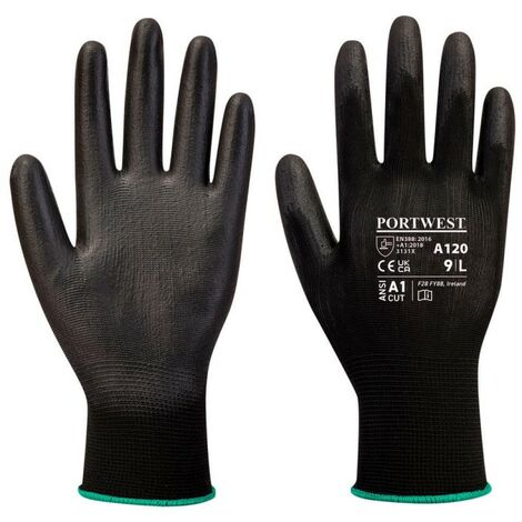 Gant enduit PU Noir XL