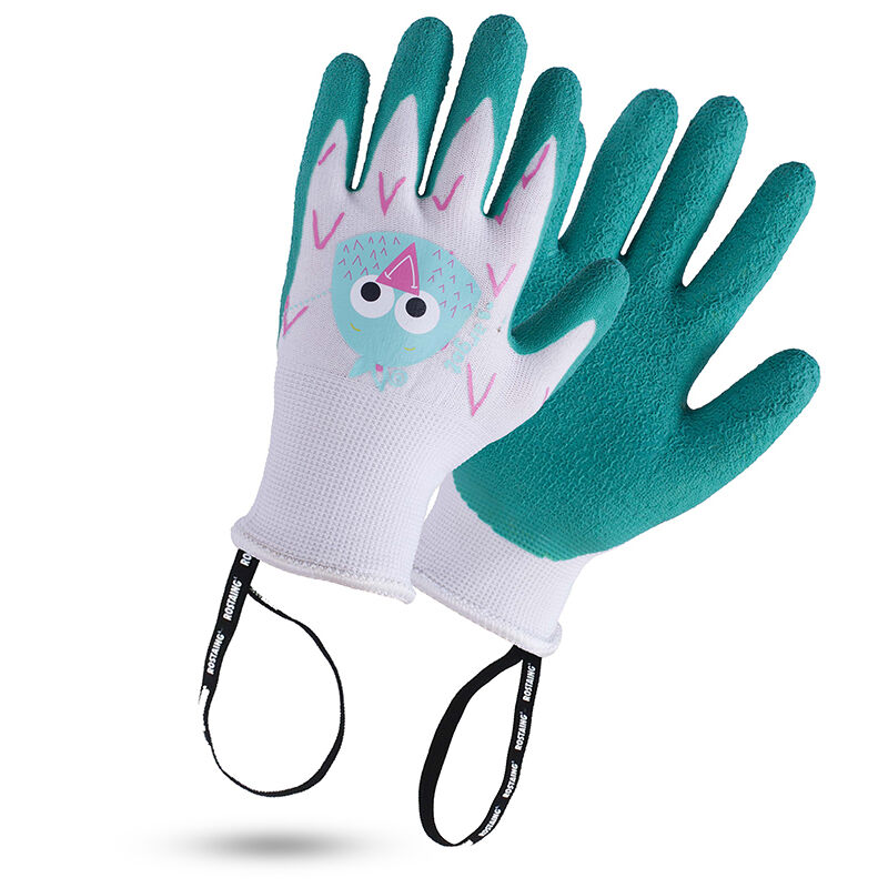 Rostaing - Gant de jardinage enfant vert, margot l'oiseau 4-6 ans