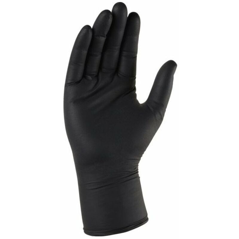 Gant fin nitrile noir (boîte distributrice de 100 gants) t09