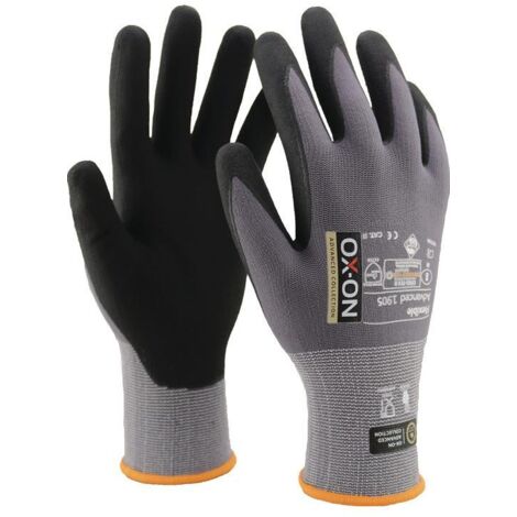 Gant Flexible Advanced 1905 taille 6 noir/gris clair EN388 EN420+A1 EPI II