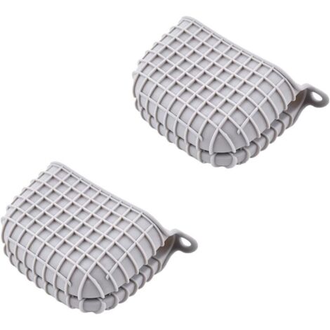 Gant Four, 2 Pièces Gant Cuisine Four Isolation, Gant de Cuisine en Silicone, avec Grille Antidérapante, Gants Four pour Cuisiner, Cuire au Four, Griller