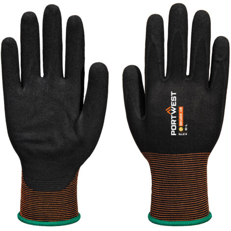 Gant Gp Grip 18 Nitrile Sablé - Taille Xl - Noir - Portwest