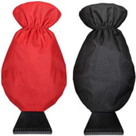 Gant grattoir universel pour voiture, 2 pièces, gant chaud et isolé avec dégivreur pour pare-brise de voiture et camion, portable, tissu Oxford 600D imperméable