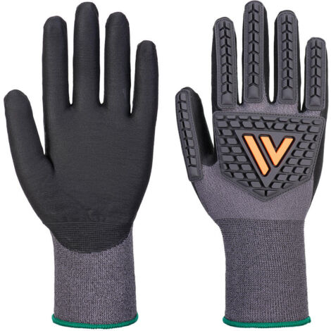 Gant Impact Grip 15 Nitrile - Taille L - Noir - Portwest