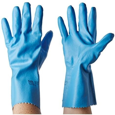 Paire de gants gros travaux bleu 8 Mapa - 247983