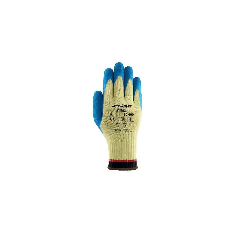 Ansell - Gant Kevlar ActivArmr® 80-600 bleu/jaune taille 9