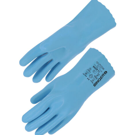 Gant latex 300 mm Support coton cousu - SINGER - LAT2130  T10