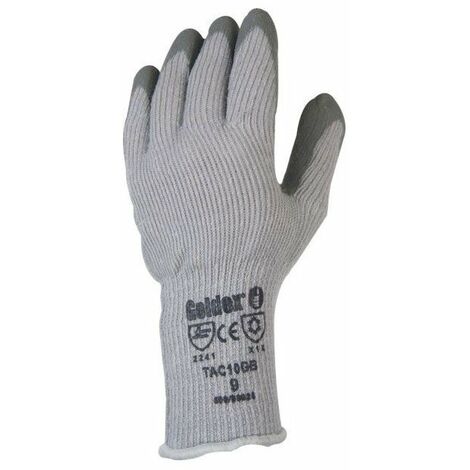 Gant Latex Bouclette Tac10gb Gris Taille 9