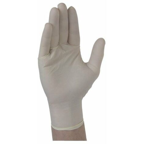 Gant Latex Fin A Usage Unique Poudre Boite De 100 Gants Taille 9-10