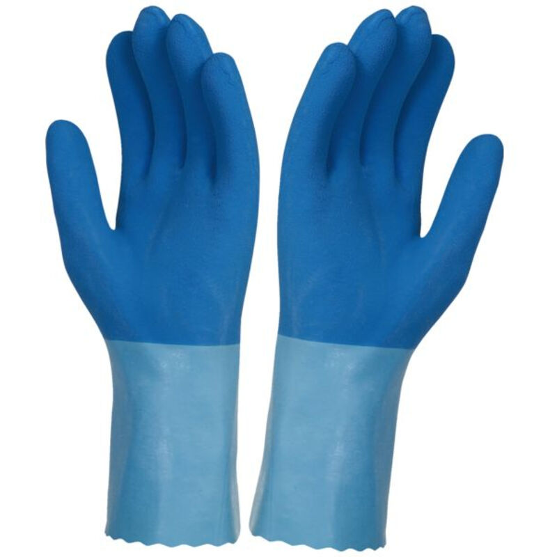 Gant protection chimique et chaleur latex avec support coton cousu - SINGER - LAT3130 T10