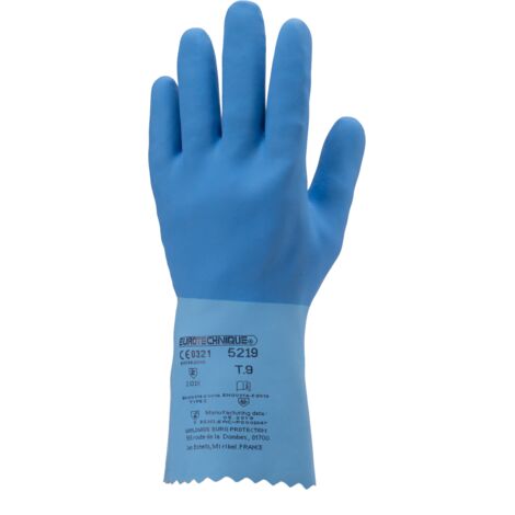 GANT LATEX SUR JERSEY COTON BLEU ADHERISE T9
