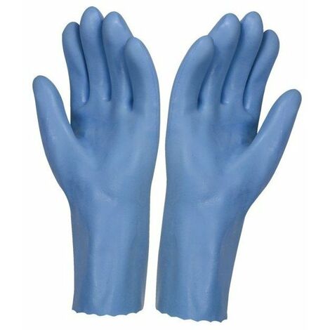 Gant Latex Tout Enduit 300 Mm Support Coton Cousu  Sur Cavalier - Taille 9