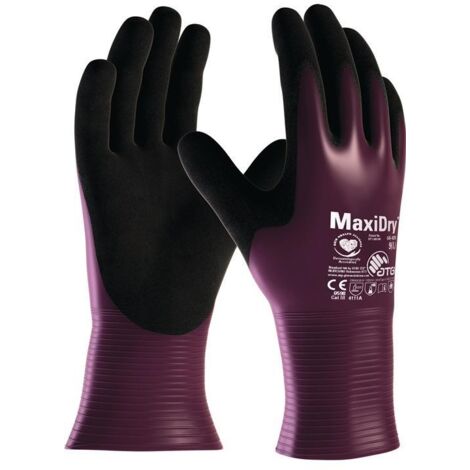 Gant MaxiDry® 56-426 taille 9 violet/noir EN 388 catégorie EPI III