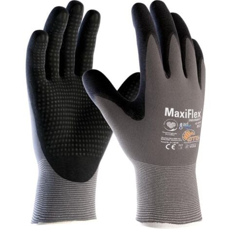 FP Gant MaxiFlex Endurance with AD-APT 42-844 taille 9 gris/noir nylon avec un revêtement en nitrile EN 388 catégorie EPI II