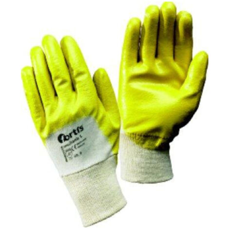 Gant Mechanic L, nitrile, l'Š¢ger, taille 9, jaune