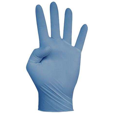 GANT NITRILE BLEU SANS PO
