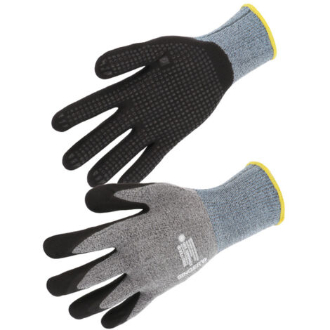 Gant nitrile mousse Picots nitrile sur la paume - SINGER - NYMFIT00  T9