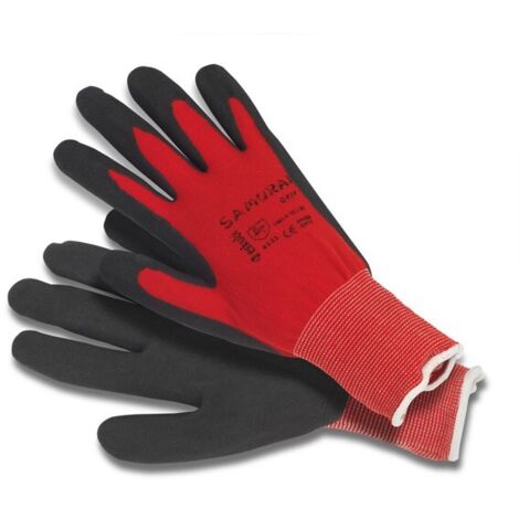 GANT NYLON NITRILE PAUME ROUGE - TAILLE 8