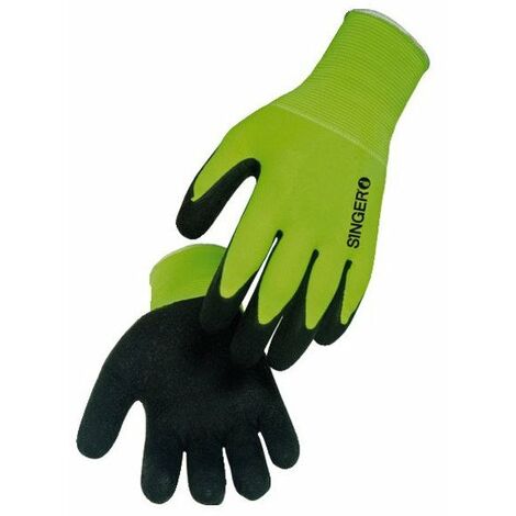 Gant Paume Enduite Latex - Nym15hvg08 11686-8 T8 (sachet De 10 Paires)