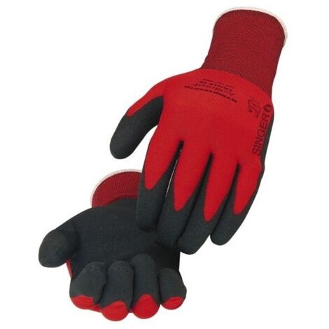 Gant polyamide enduction hpt jauge 15 poignet elastique taille 9