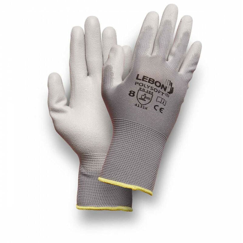 Lebon Protection - gant polysoft gris t10