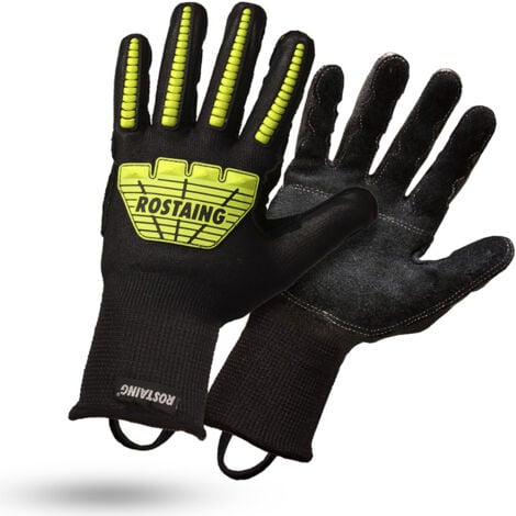 Gant pompier de secours routiers et désincarcération RESCUEFLUOBC-SC - ROSTAING - 9 - L