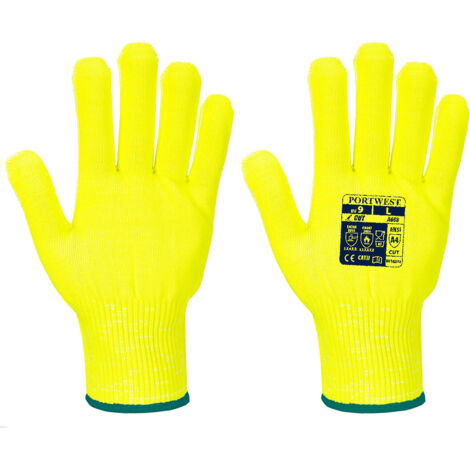 Gant Pro Cut Liner couleur : Jaune taille M - PORTWEST