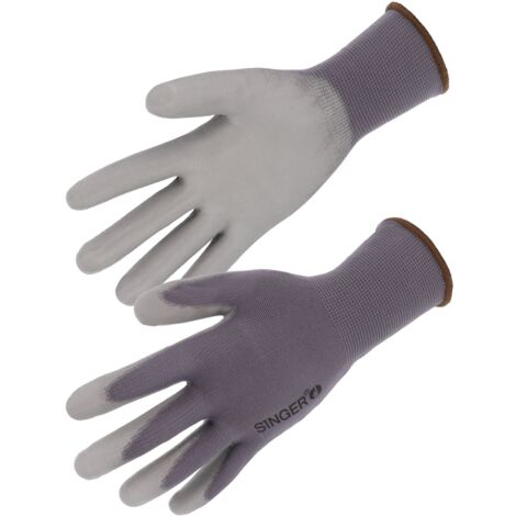 Gant PU Support polyamide tricoté une pièce - SINGER - NYM313PUG T9