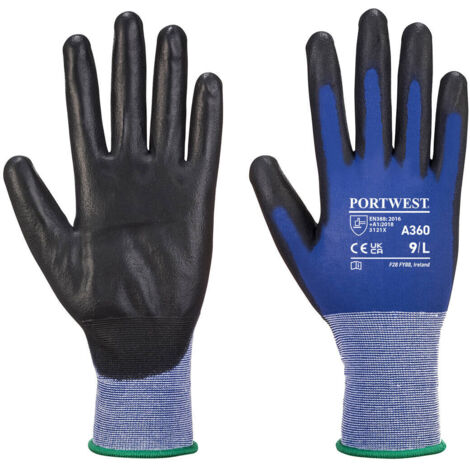Gant Senti-Flex couleur : Bleu/Noir taille M - PORTWEST