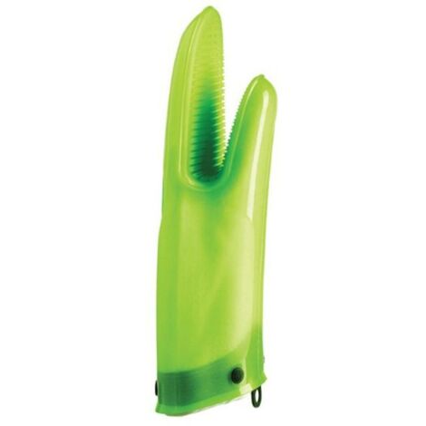 Gant Silicone & Coton Vert Mastrad Protection Thermique Optimale Et Prise En Main Antidérapante. - Mastrad
