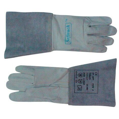 Gant soudure TIG cuir Taille S 1paires WELDAS