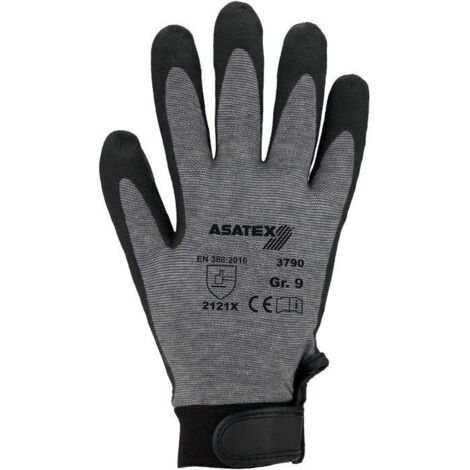 Gant  Taille 9 gris coton / élasthanne EN 388