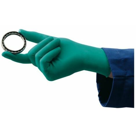 Gant Touch N Tuff Nitrile Poudre Us  Unique Vert B 100 T 7 1/2-8 M 14932-8