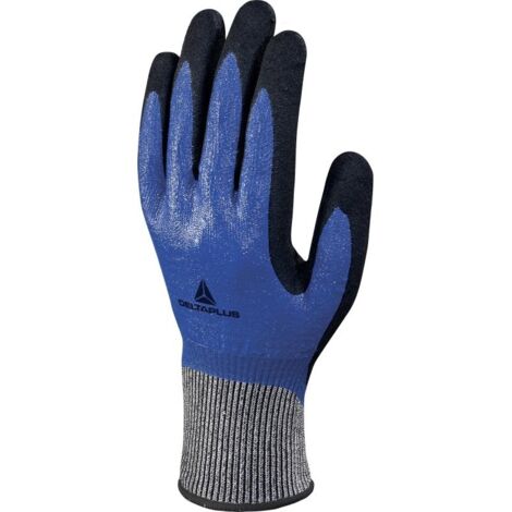 GANT TRICOT DELTA PLUS DELTANOCUT + - DOUBLE ENDUCTION NITRILE BLEU - VECUT54BL0  T8